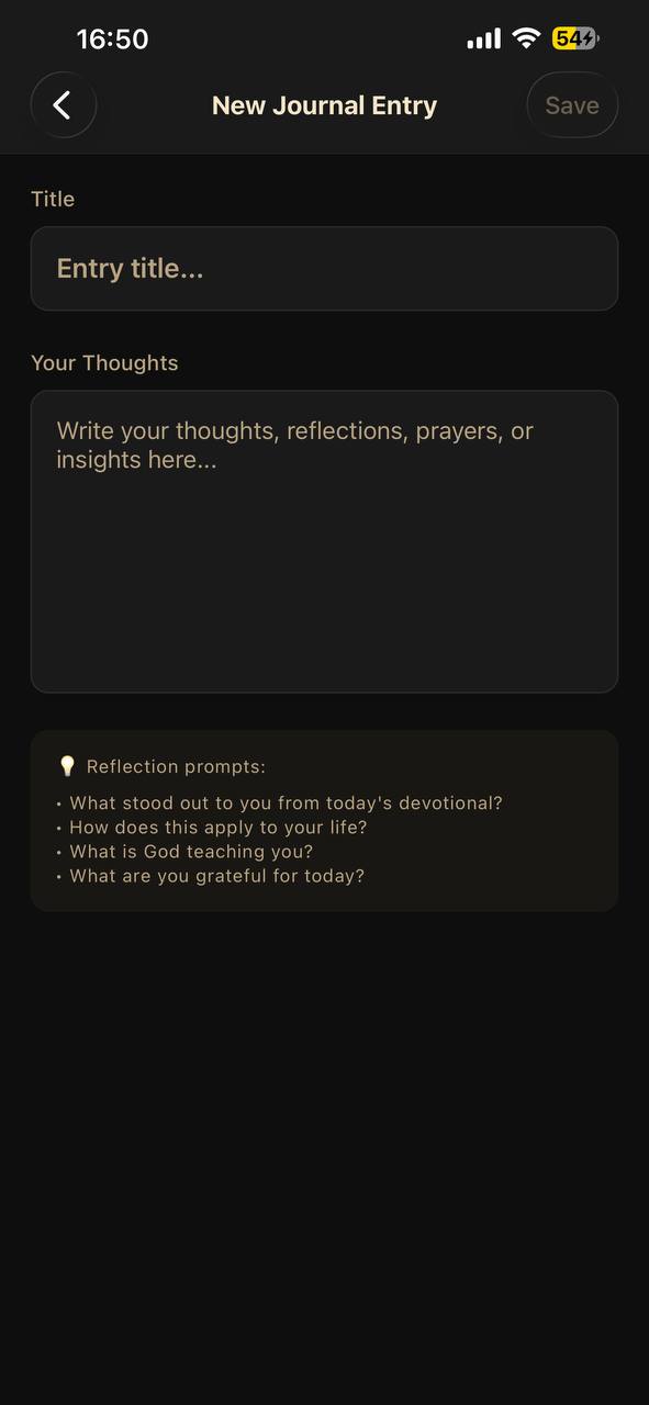 EverWell encrypted journal screen